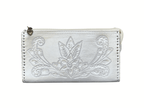 The Ella| Hand-Tooled Leather Clutch & Crossbody - Che Cose Belle