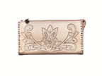 The Ella| Hand-Tooled Leather Clutch & Crossbody - Che Cose Belle