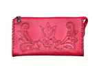 The Ella| Hand-Tooled Leather Clutch & Crossbody - Che Cose Belle
