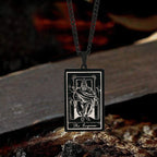 The Emperor Tarot Card Stainless Steel Necklace - Che Cose Belle