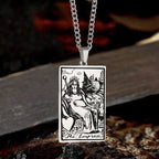 The Empress Tarot Card Stainless Steel Necklace - Che Cose Belle