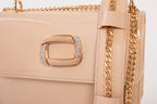 The Ferrara Cream Patent Leather Handbag - Che Cose Belle