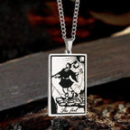 The Fool Tarot Card Stainless Steel Necklace - Che Cose Belle