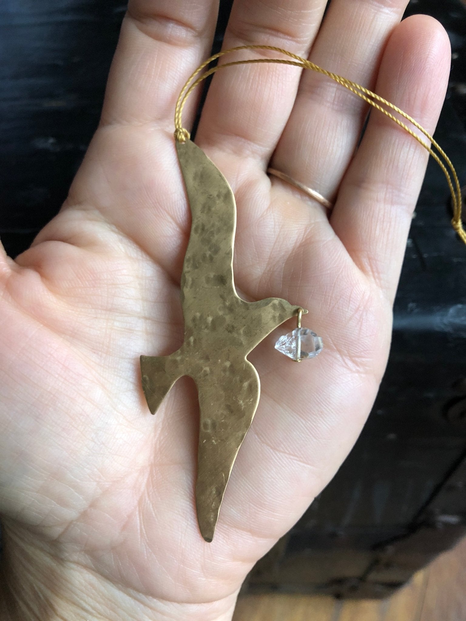 The Gift Ornament With Herkimer Diamond - Che Cose Belle