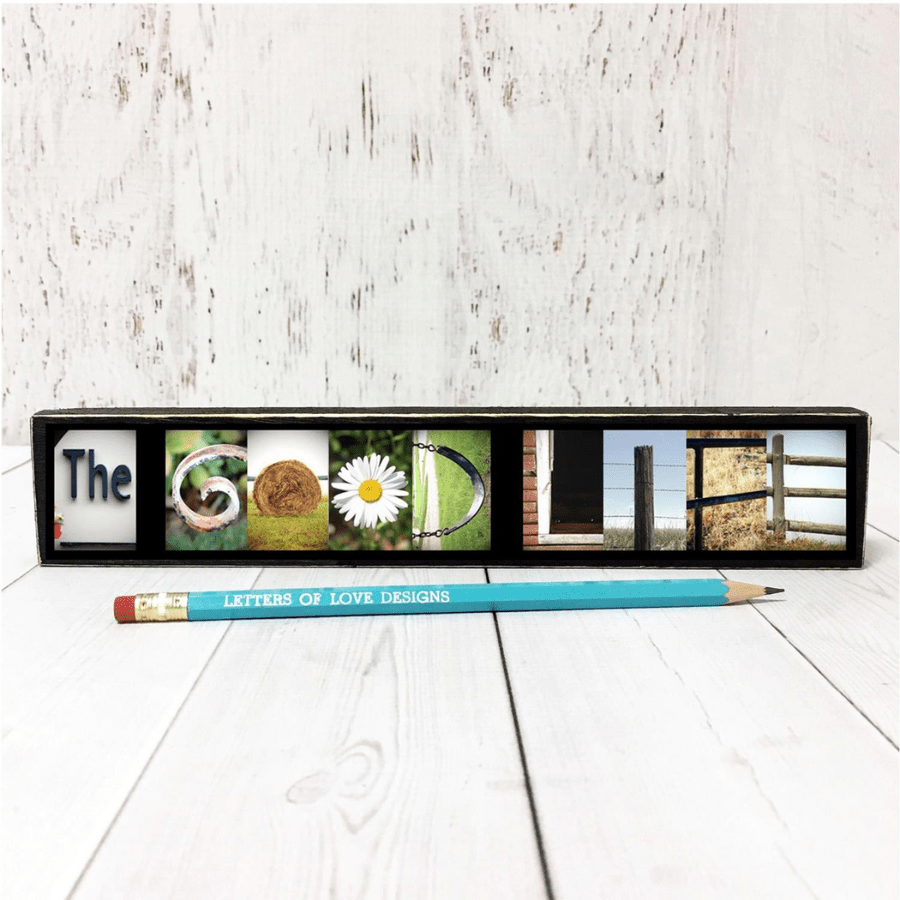 The Good Life Word Block | Multiple Sizes | Letters of Love Designs - Che Cose Belle