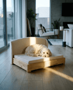 The Haven — Luxury Handcrafted Dog Bed | Solid Wood, Orthopedic, Waterproof lined - Che Cose Belle