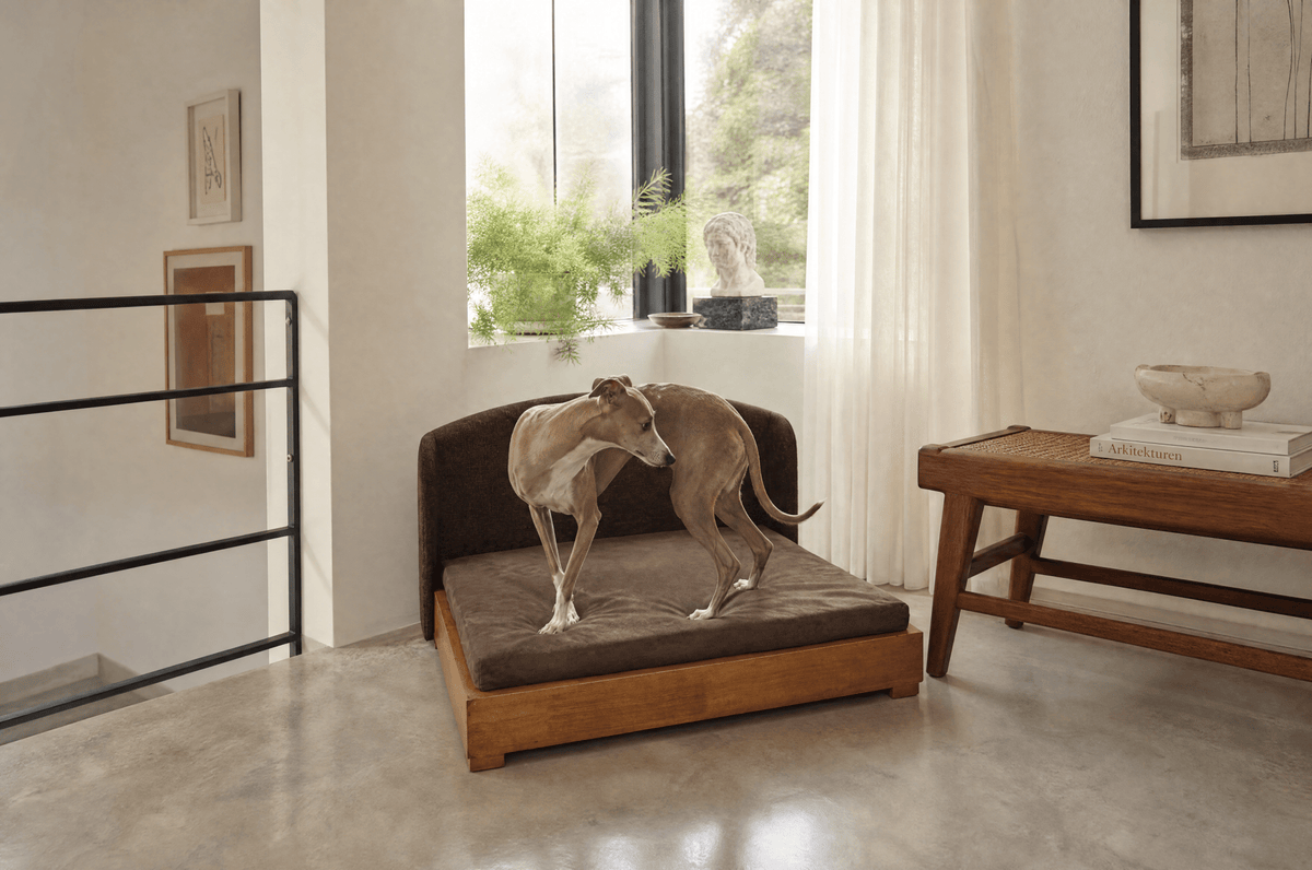 The Haven — Luxury Handcrafted Dog Bed | Solid Wood, Orthopedic, Waterproof lined - Che Cose Belle
