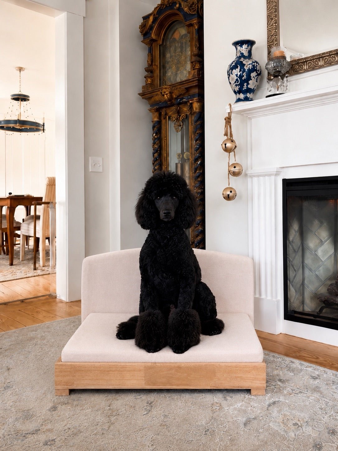 The Haven — Luxury Handcrafted Dog Bed | Solid Wood, Orthopedic, Waterproof lined - Che Cose Belle