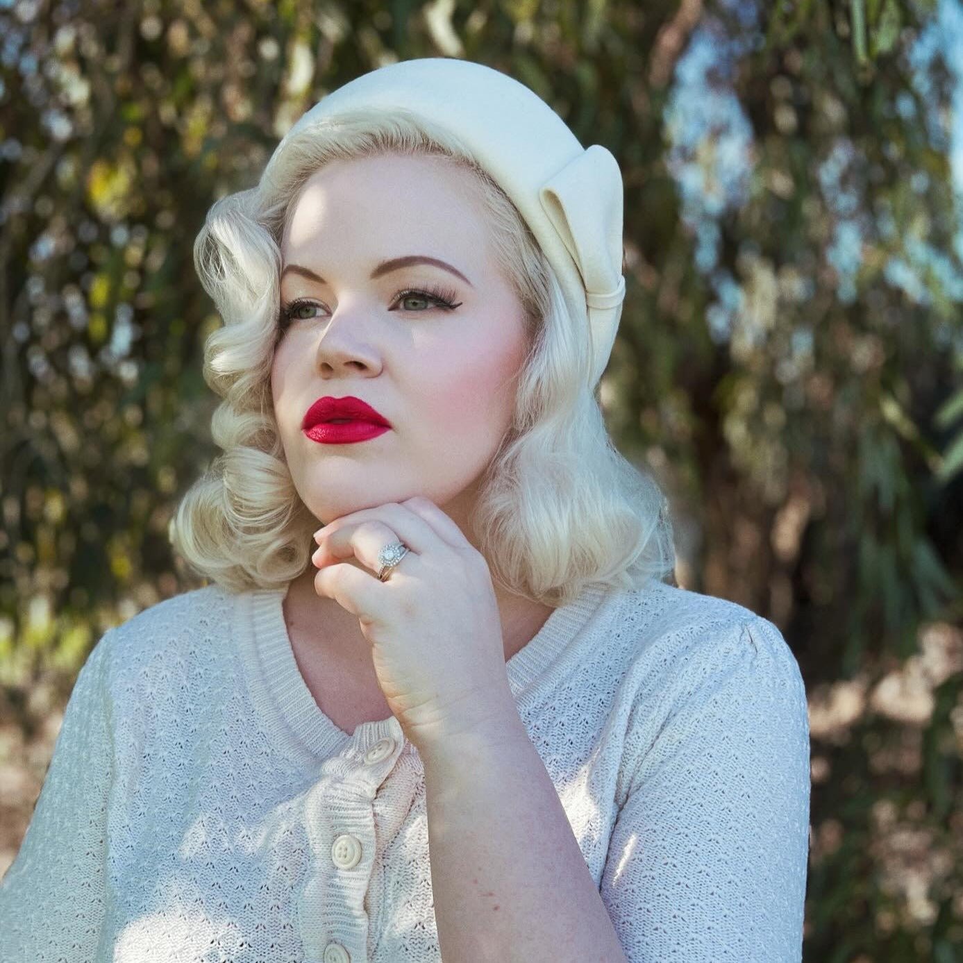 The Head - Turner Structured Beret by Lipstick & Chrome - RED - Che Cose Belle
