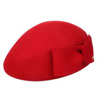 The Head-Turner Structured Beret by Lipstick & Chrome -RED - Che Cose Belle