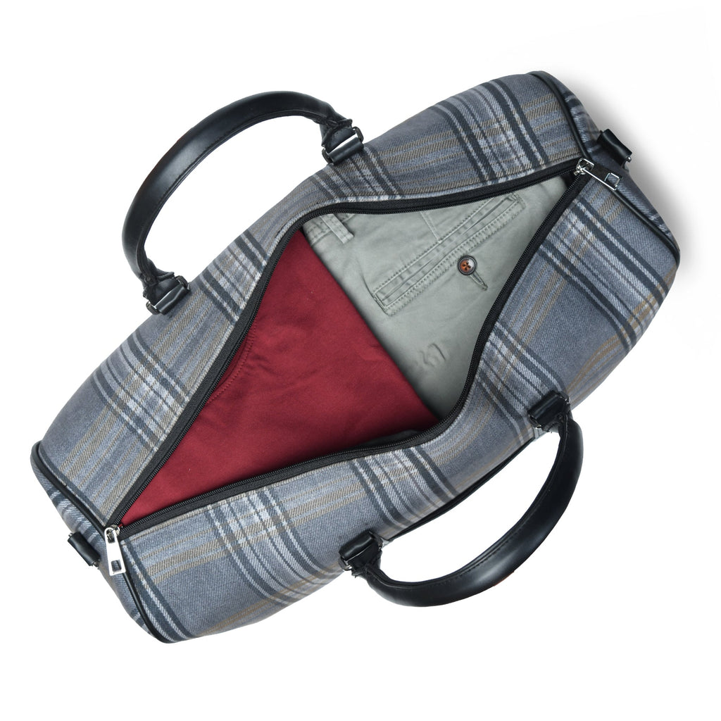 The Highlander Plaid Duffle Bag - Che Cose Belle