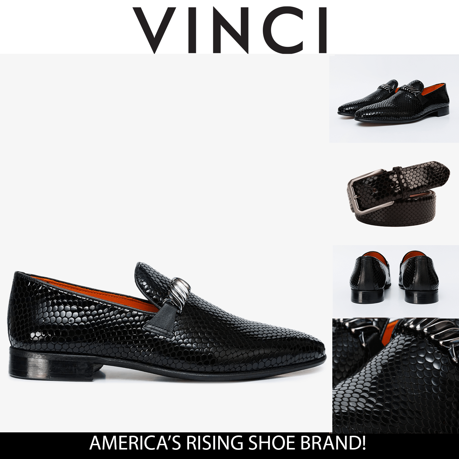 The King Black Bit Dress Loafer Men Shoe - Che Cose Belle