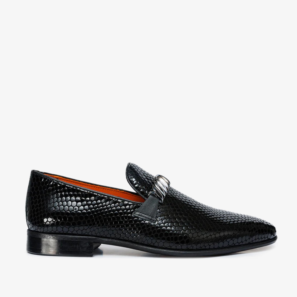 The King Black Bit Dress Loafer Men Shoe - Che Cose Belle
