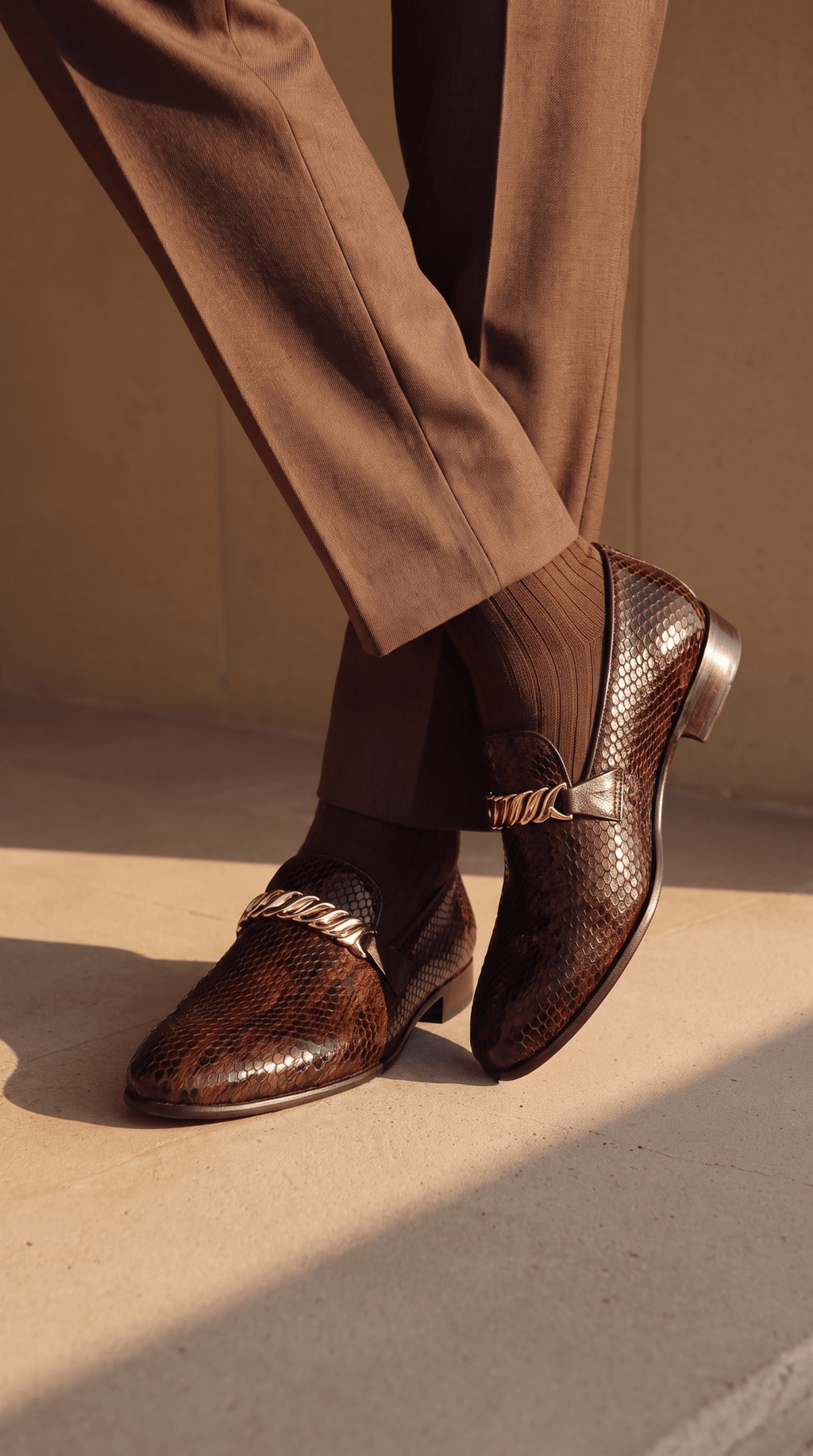 The King Tan Bit Dress Loafer Men Shoe - Che Cose Belle