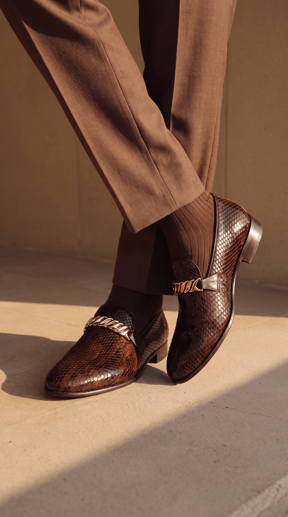 The King Tan Bit Dress Loafer Men Shoe - Che Cose Belle