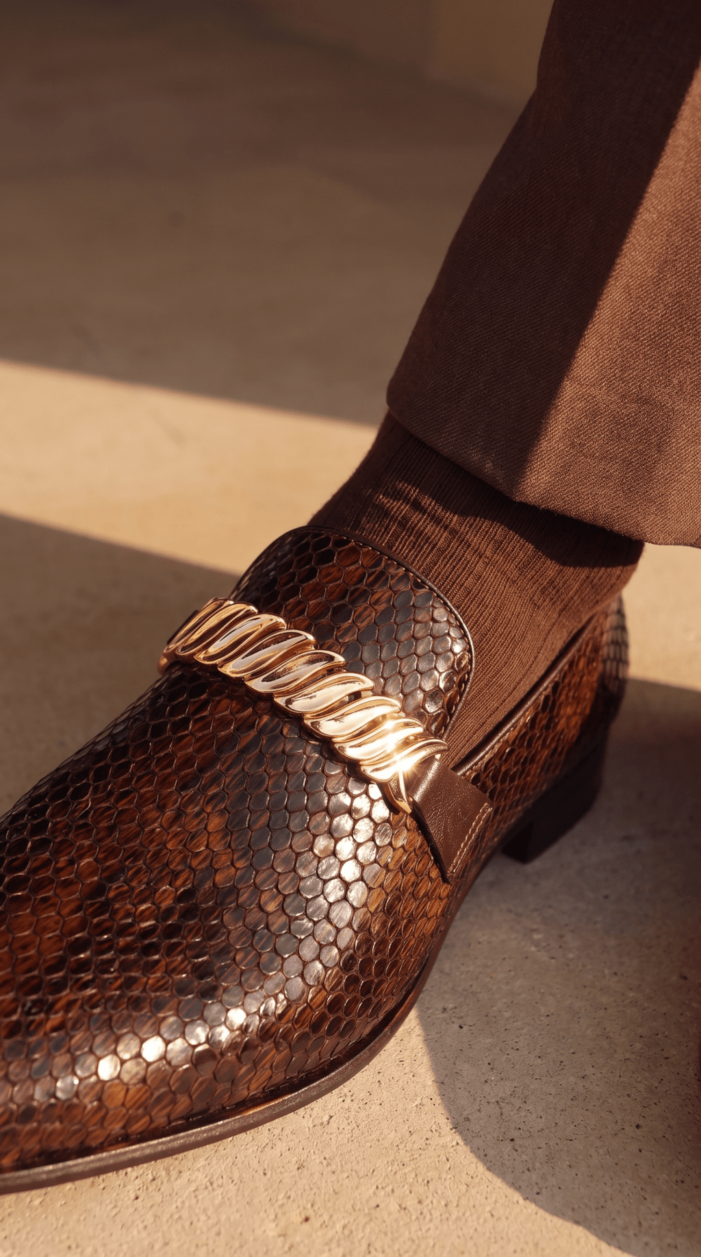 The King Tan Bit Dress Loafer Men Shoe - Che Cose Belle