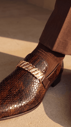 The King Tan Bit Dress Loafer Men Shoe - Che Cose Belle