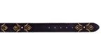 The Lazio Navy Blue Suede Leather Belt - Che Cose Belle