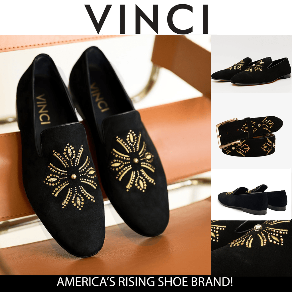 The Lazio Shoe Black Suede Slip-on Loafer Men Shoe - Che Cose Belle
