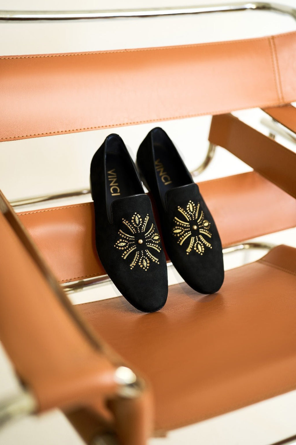 The Lazio Shoe Black Suede Slip-on Loafer Men Shoe - Che Cose Belle