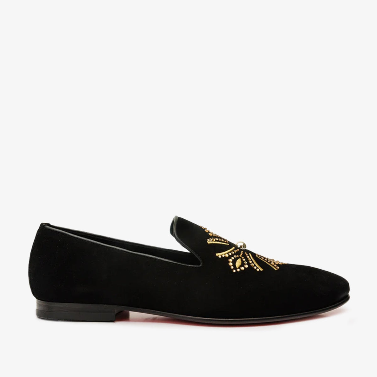 The Lazio Shoe Black Suede Slip-on Loafer Men Shoe - Che Cose Belle