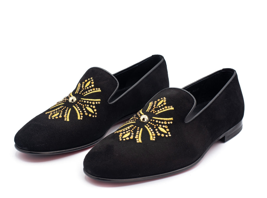 The Lazio Shoe Black Suede Slip-on Loafer Men Shoe - Che Cose Belle
