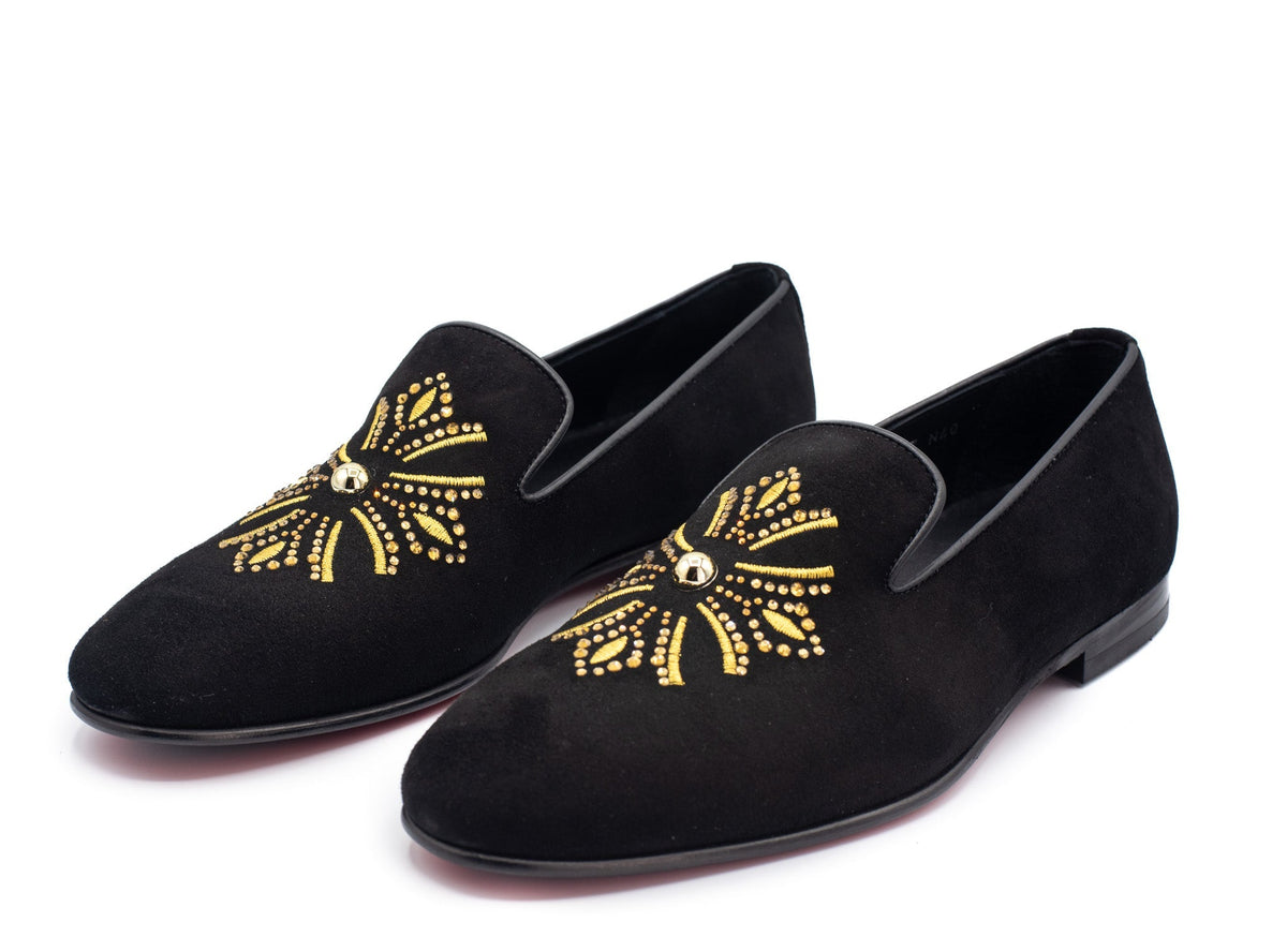 The Lazio Shoe Black Suede Slip-on Loafer Men Shoe - Che Cose Belle