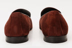 The Lazio Shoe Burgundy Suede Slip-on Loafer Men Shoe - Che Cose Belle