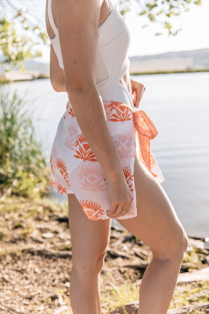 THE LOTUS SARONG - ORANGE - Che Cose Belle
