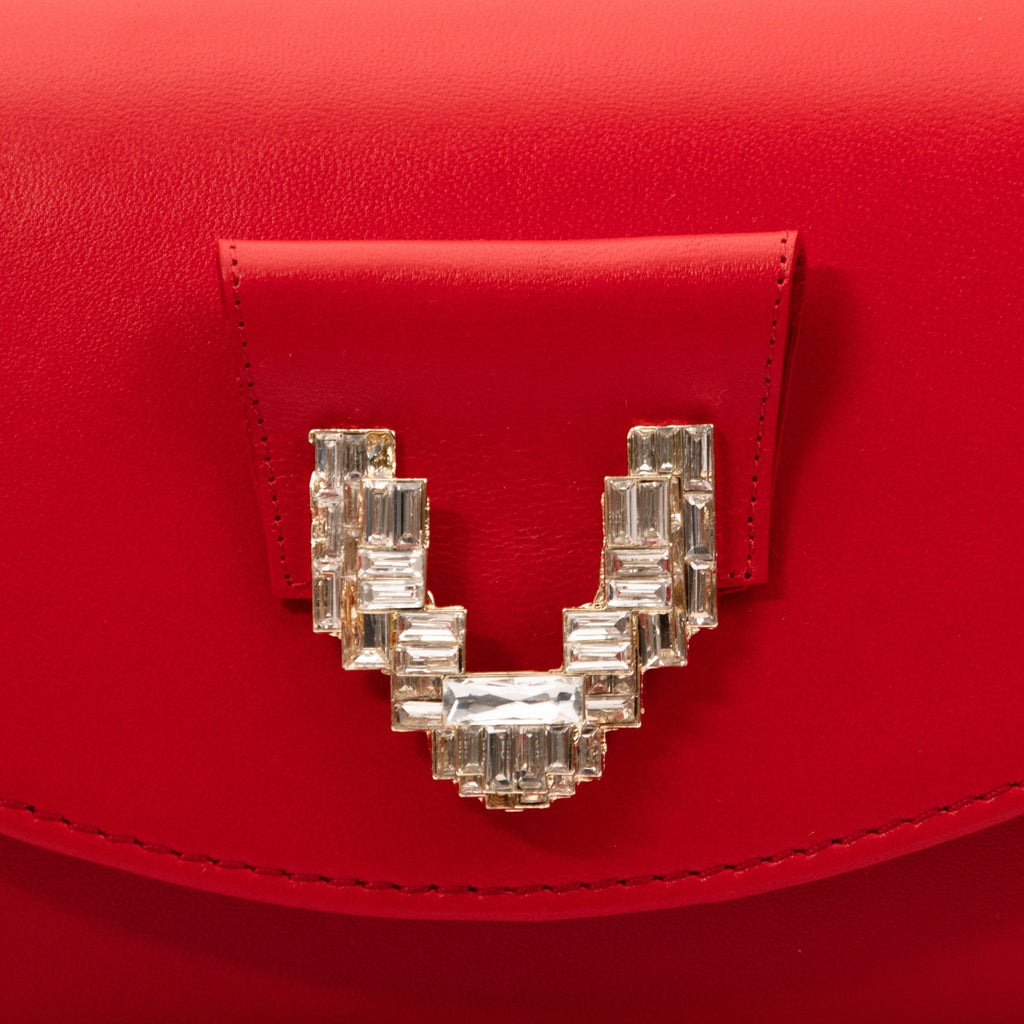 The Love Red Leather Handbag - Che Cose Belle