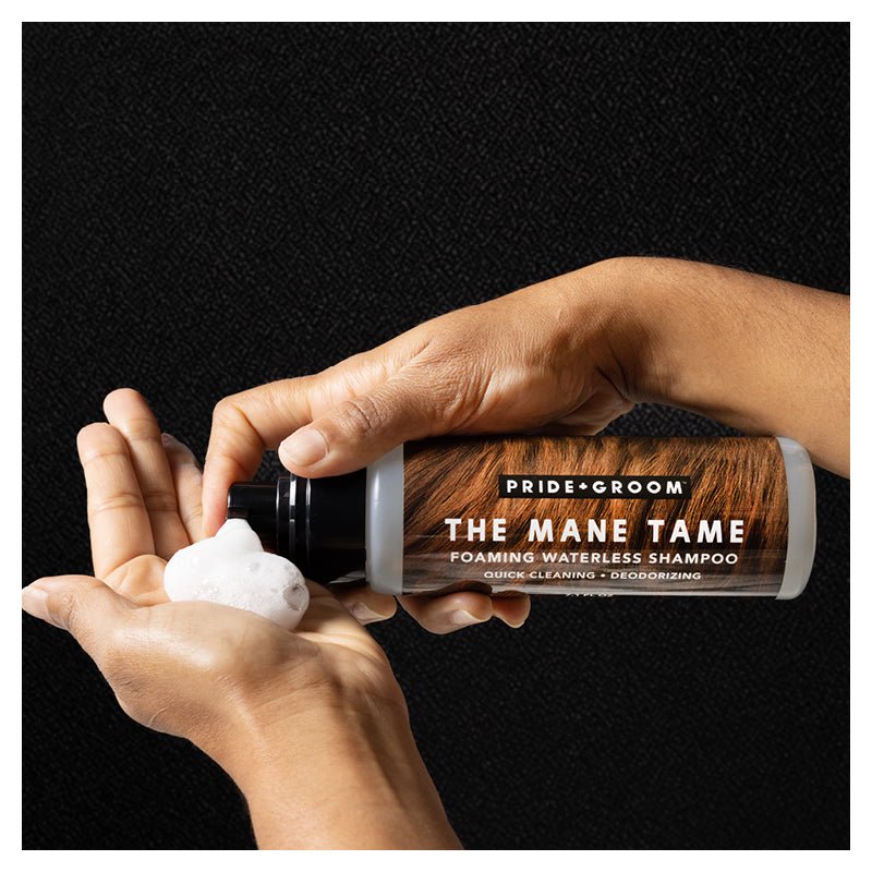 THE MANE TAME Waterless Dog & Cat Shampoo — No - Rinse Pet Grooming and Quick Cleaning - Che Cose Belle