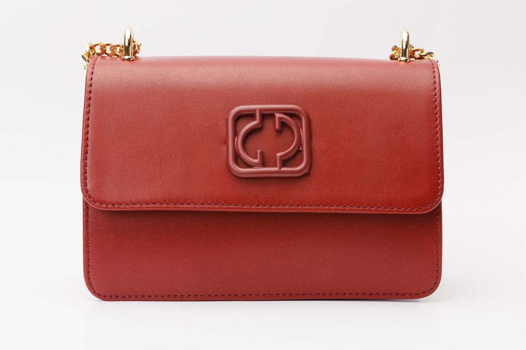 The Maneadero Dark Red Leather Handbag - Che Cose Belle