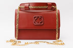 The Maneadero Dark Red Leather Handbag - Che Cose Belle