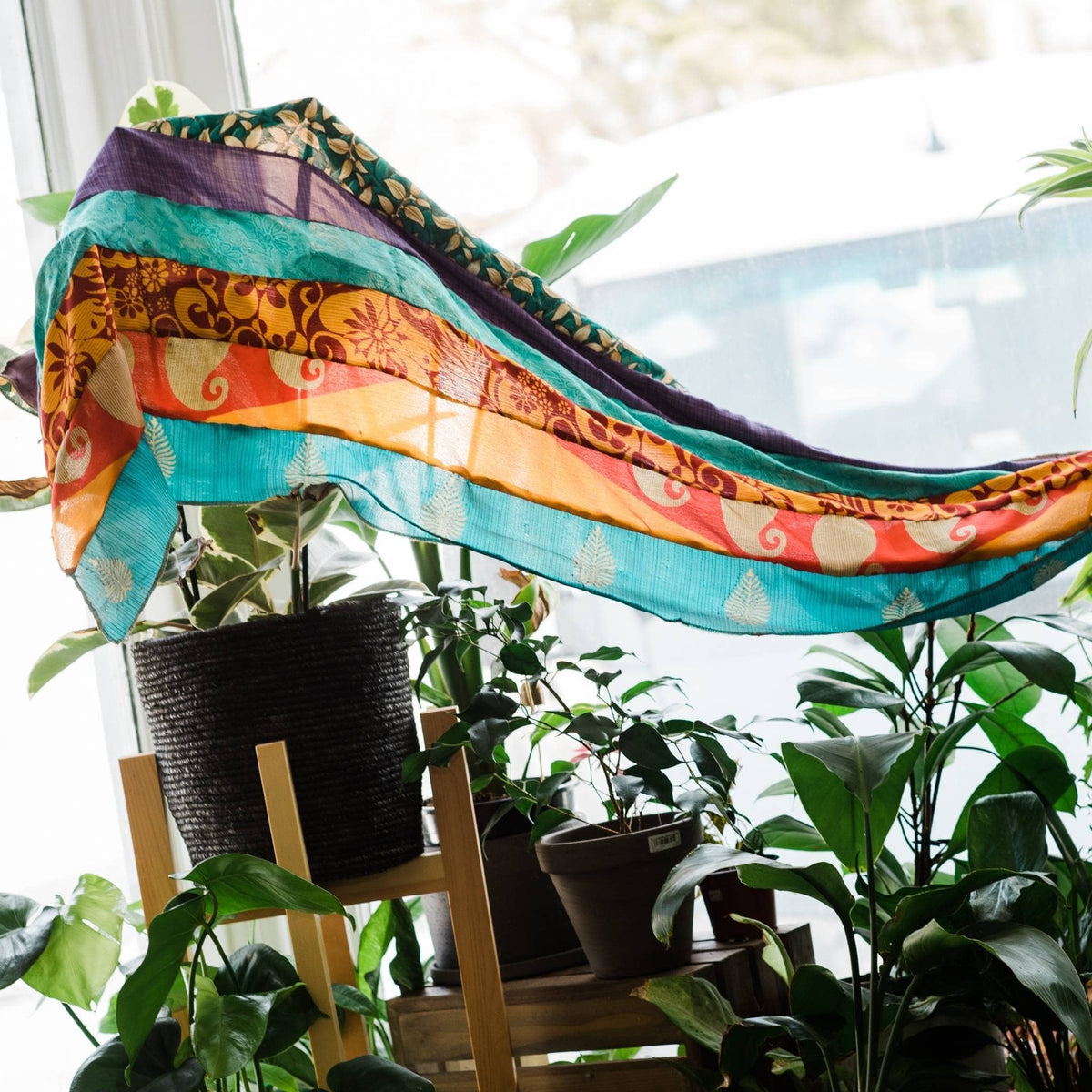 The Medley Sari Silk Scarf - Che Cose Belle