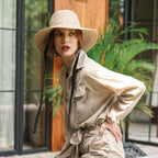 The Meg Jute Straw Hat In Beige - Che Cose Belle