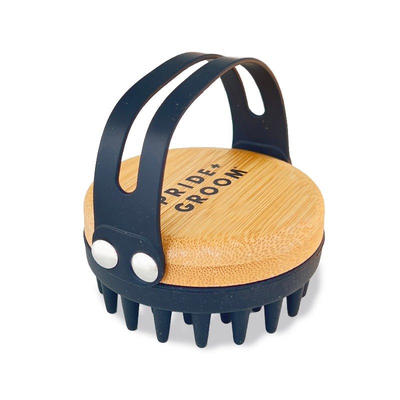 THE MID GROOM KIT — Waterless Foaming Dog & Cat Shampoo with Silicone Dog Grooming Brush with Hand Strap - Che Cose Belle
