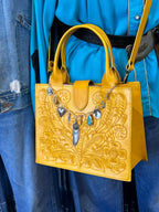 The Mini Tote| Artisan Leather Mini Tote Bag - Che Cose Belle