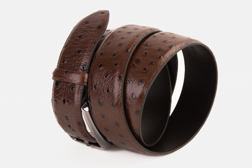 The Monterrey Brown Leather Belt - Che Cose Belle