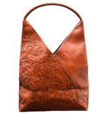 The Nancy Ann | Hand-Tooled Leather Shoulder Bag - Che Cose Belle