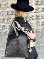 The Nancy Ann | Hand-Tooled Leather Shoulder Bag - Che Cose Belle