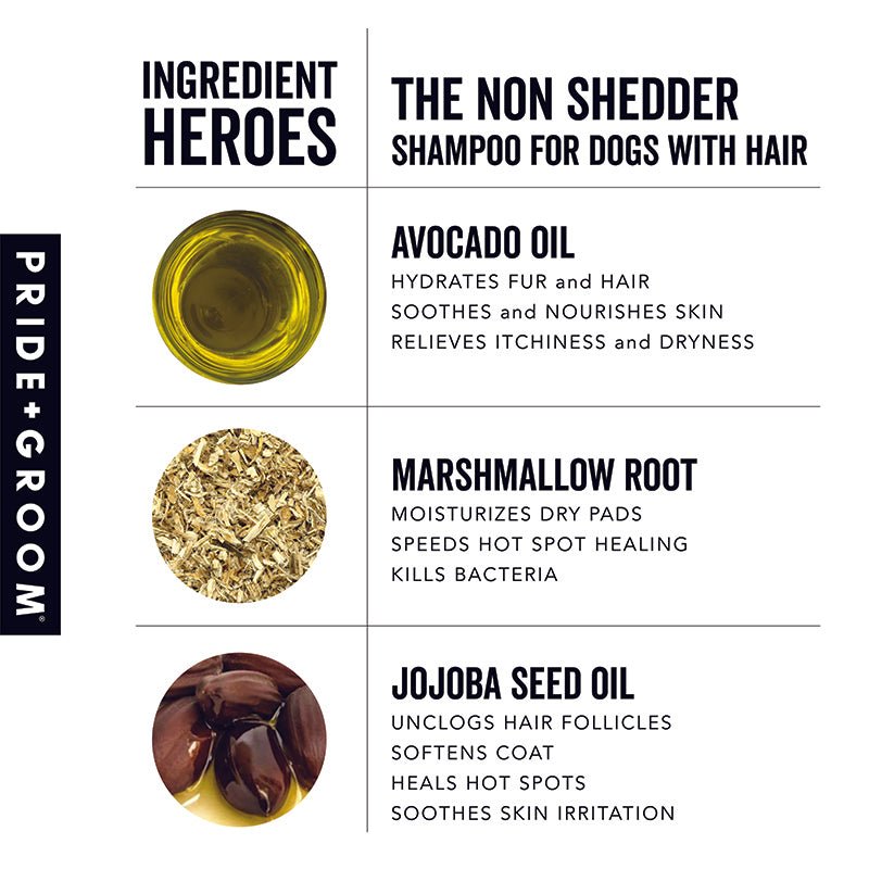 THE NON SHEDDER Dog Shampoo — Hydrating, Detangling, Hypoallergenic Formula for Doodles and all Non - Shedding Breeds - Che Cose Belle