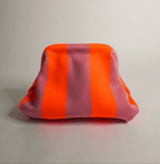 The Orange & Pink Everywhere Clutch - Che Cose Belle