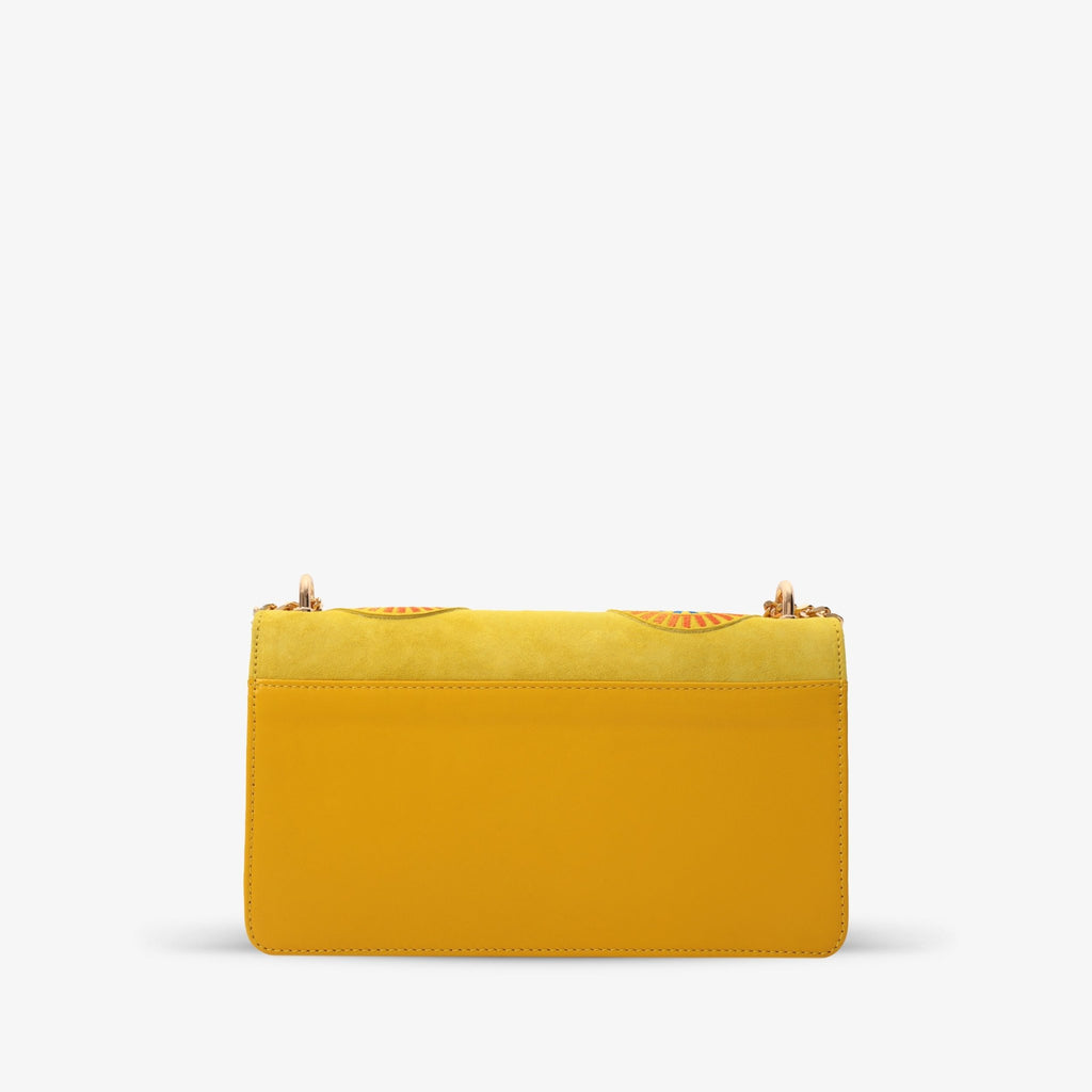 The Parama Yellow Leather Handbag - Che Cose Belle