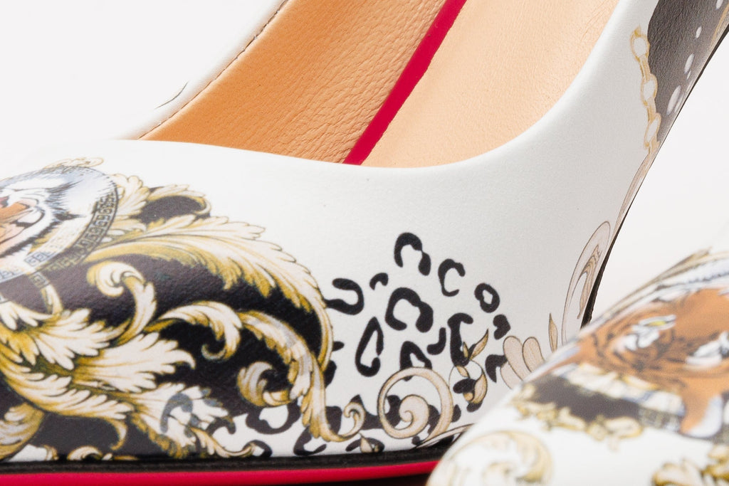 The Perugia White Leather Pump Women Shoe - Che Cose Belle