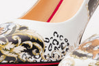 The Perugia White Leather Pump Women Shoe - Che Cose Belle