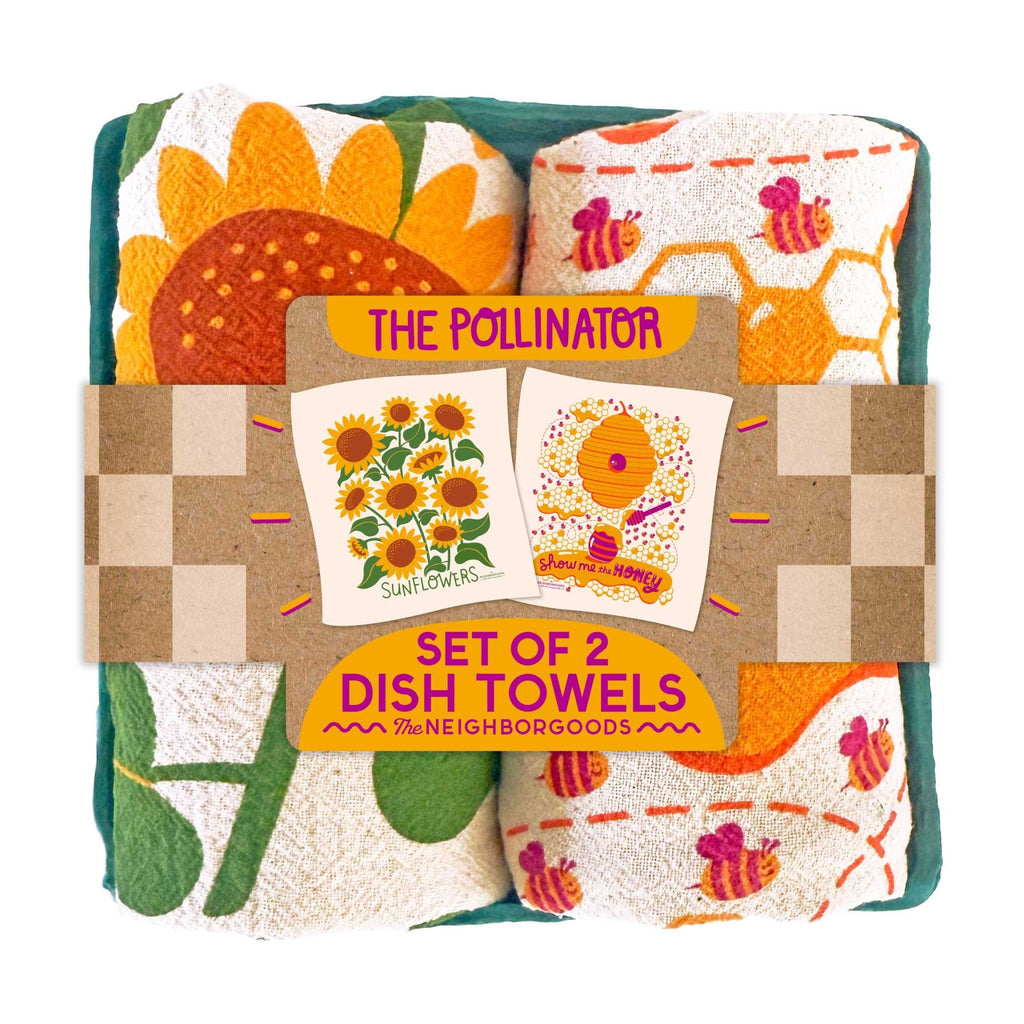 The Pollinator - Dish Towel Set of 2 - Che Cose Belle