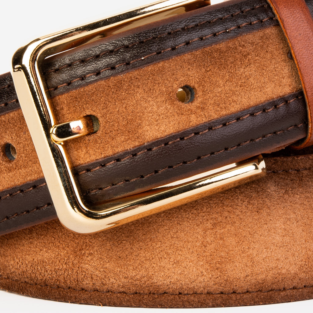 The Regent Brown Leather Belt - Che Cose Belle