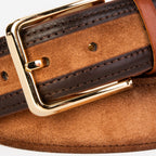 The Regent Brown Leather Belt - Che Cose Belle
