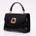 The Rosalinda Black Leather Handbag - Che Cose Belle