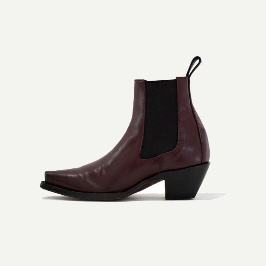 The Sandra Boot in Burgundy - Che Cose Belle